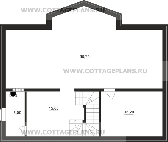 Поэтажные планы проект дома 14-16 общ. площадь 181,54 м2