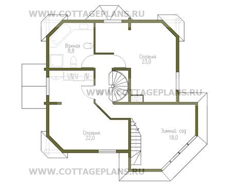 Поэтажные планы проект дома 19-39 общ. площадь 250 м2