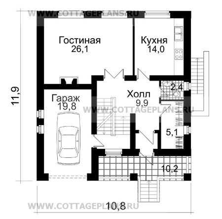 Поэтажные планы проект дома 30-03 общ. площадь 284,0м2