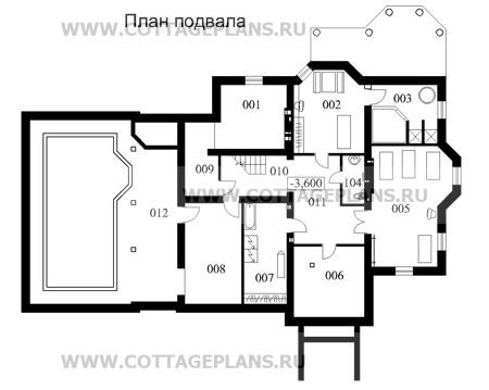 Поэтажные планы проект дома 35-81 общ. площадь 910,0м2