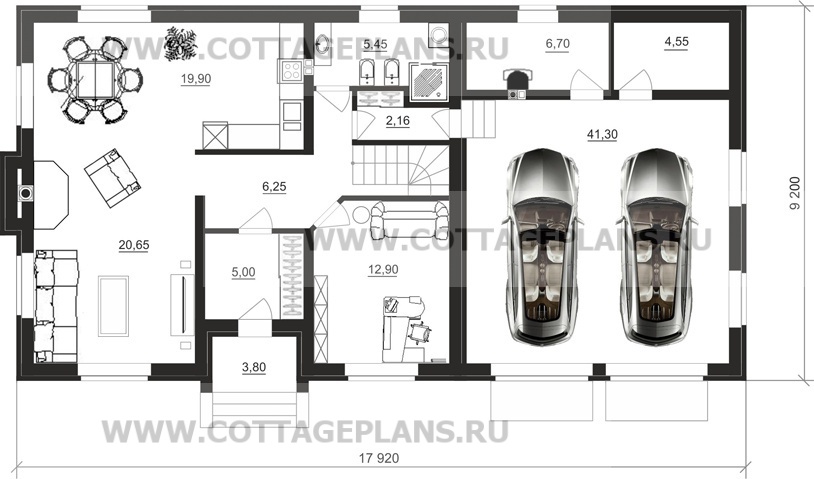 Поэтажные планы проект дома 15-68 общ. площадь 254,06 м2