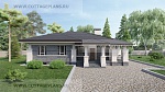 Каталог проекты домов из пеноблоков проект дома 07-09 общ. площадь 146,50м2