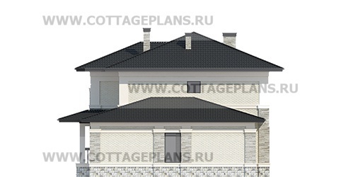 Фасады проект дома 206-01 общ. площадь 279,15 м2