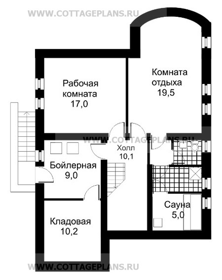 Поэтажные планы проект дома 30-07 общ. площадь 249м2