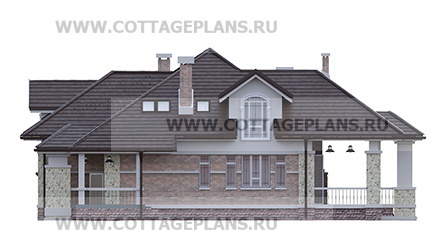 Фасады проект дома 75-63 общ. площадь 312,95 м2