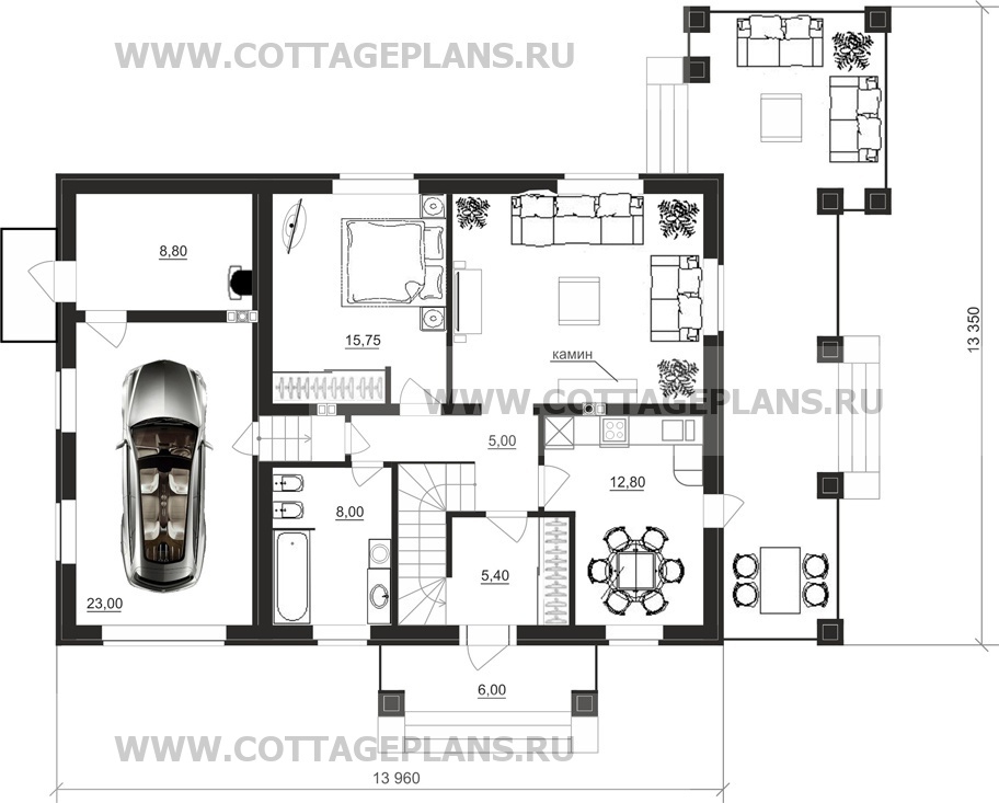 Поэтажные планы проект дома 14-36 общ. площадь 243,35 м2