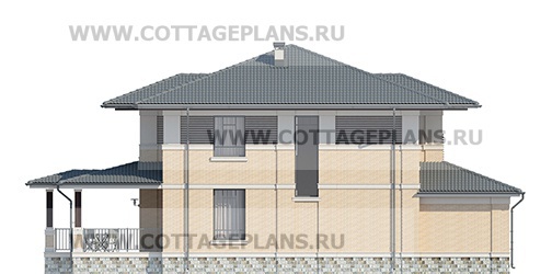 Фасады проект дома 71-84 общ. площадь 292,05 м2