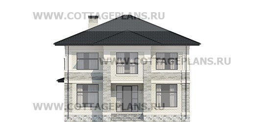 Фасады проект дома 205-25 общ. площадь 424,70 м2