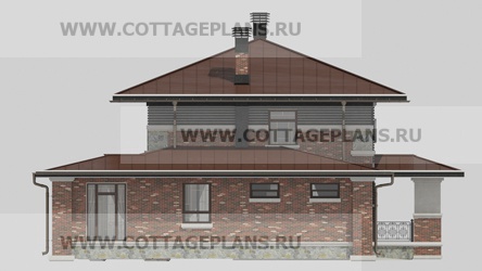 Фасады проект дома 21-17 общ. площадь 197,25 м2