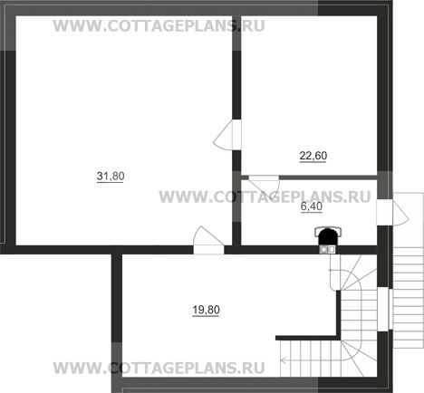 Поэтажные планы проект дома 16-62 общ. площадь 224,75 м2