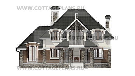 Фасады проект дома 100-60 общ. площадь 226,15 м2