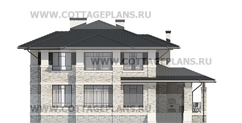 Фасады проект дома 102-01 общ. площадь 250,40 м2