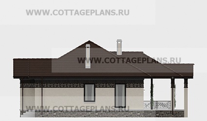 Фасады проект дома 07-20 общ. площадь 157,80 м2