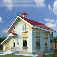 Каталог проекты домов из пеноблоков проект дома 59-40 общ. площадь 170,4 м2