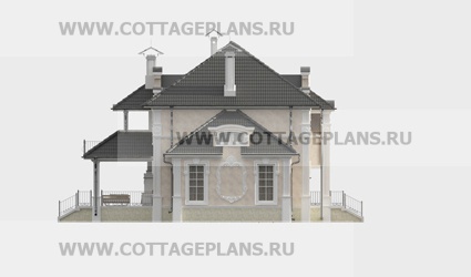 Фасады проект дома 29-13 общ. площадь 246,40 м2