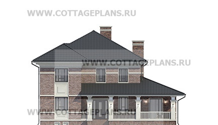 Фасады проект дома 201-57 общ. площадь 272,90 м2