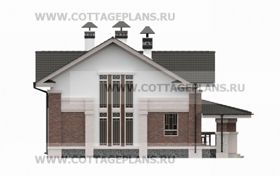 Фасады проект дома 29-09 общ. площадь 206,95 м2