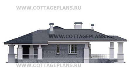 Фасады проект дома 28-09 общ. площадь 329,20 м2