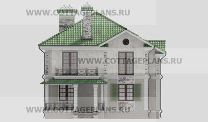 Фасады проект дома 14-05 общ. площадь 202,45 м2