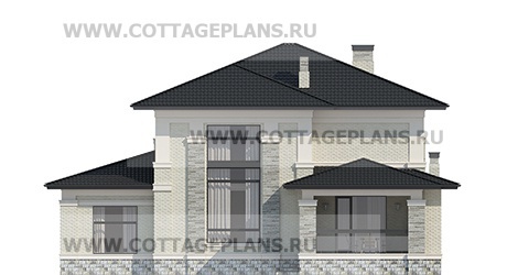 Фасады проект дома 104-90 общ. площадь 255,40 м2