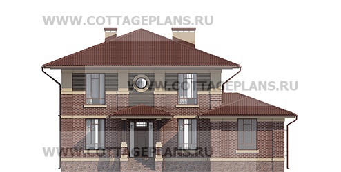 Фасады проект дома 92-60 общ. площадь 207,10 м2