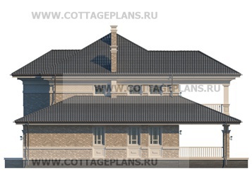 Фасады проект дома 13-03 общ. площадь 198,60 м2