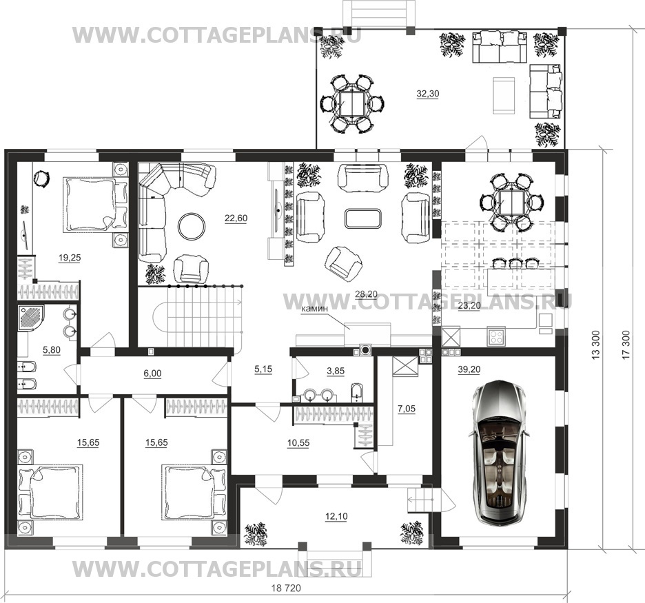 Поэтажные планы проект дома 71-31 общ. площадь 467,00 м2