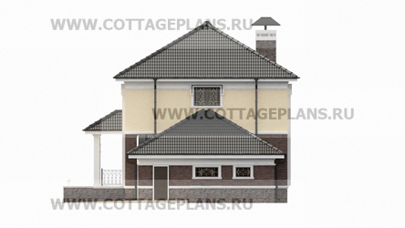 Фасады проект дома 71-25 общ. площадь 278,25 м2