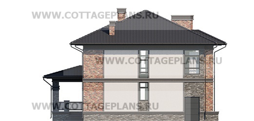 Фасады проект дома 104-65 общ. площадь 182,25 м2