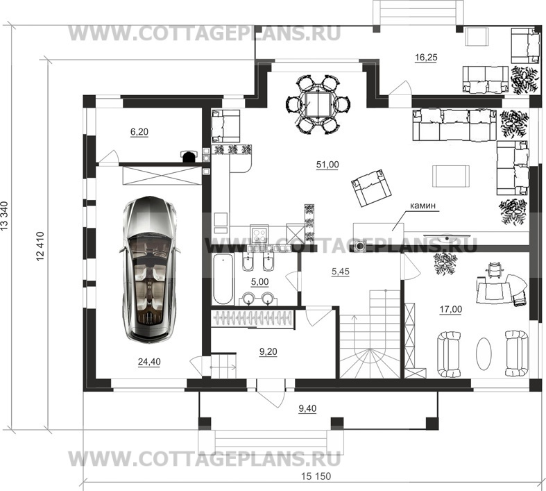 Поэтажные планы проект дома 15-11 общ. площадь 342,90 м2