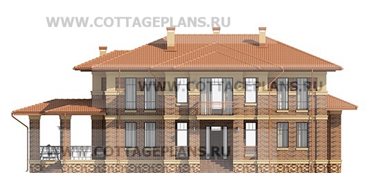 Фасады проект дома 102-25 общ. площадь 330,60 м2