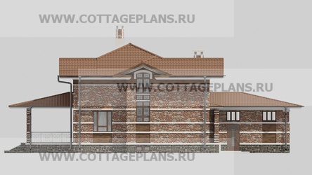 Фасады проект дома 23-59 общ. площадь 286,25 м2