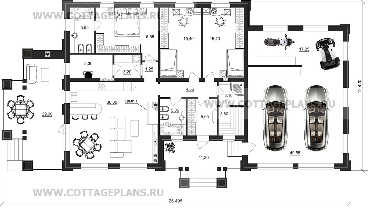 Поэтажные планы проект дома 90-92 общ. площадь 189,70 м2