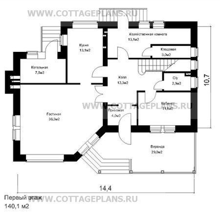 Поэтажные планы проект дома 35-84 общ. площадь 235м2