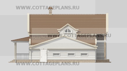 Фасады проект дома 16-96 общ. площадь 242,95 м2