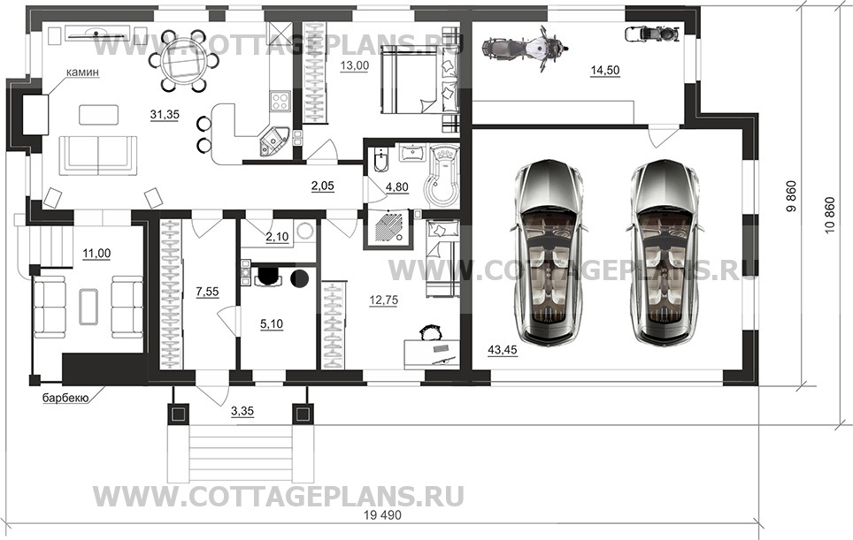 Поэтажные планы проект дома 900-84 общ. площадь 136,95м2