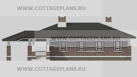 Фасады проект дома 28-00 общ. площадь 319,65 м2