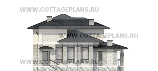 Фасады проект дома 102-42 общ. площадь 234,5 м2
