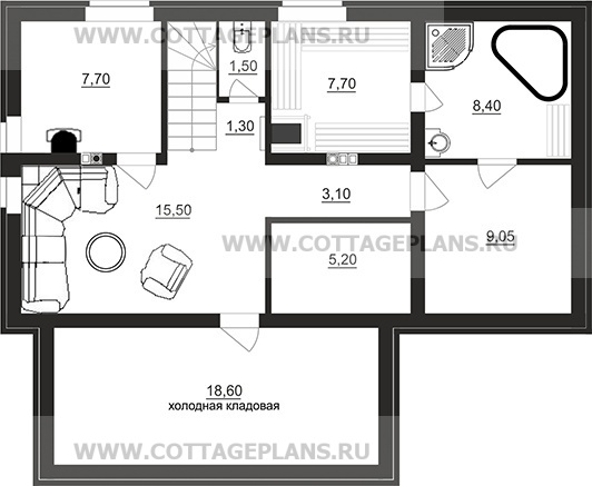 Поэтажные планы проект дома 71-36 общ. площадь 177,20 м2