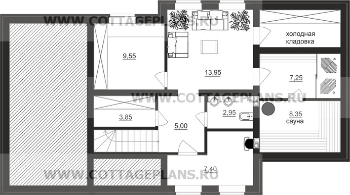 Поэтажные планы проект дома 15-82 общ. площадь 181,35 м2