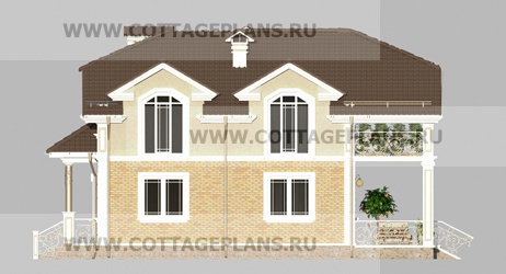 Фасады проект дома 15-59 общ. площадь 211,55 м2