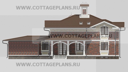 Фасады проект дома 23-75 общ. площадь 303,40 м2