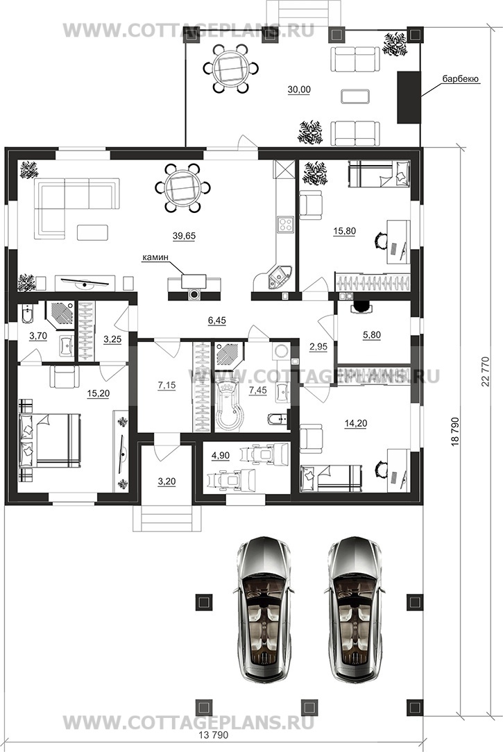 Поэтажные планы проект дома 902-59 общ. площадь 126,50 м2
