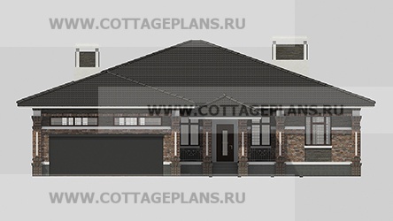 Фасады проект дома 07-06 общ. площадь 335,30м2