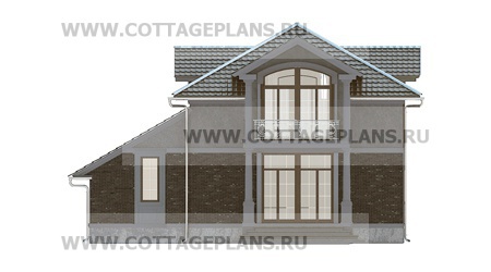 Фасады проект дома 15-76 общ. площадь 155,45 м2