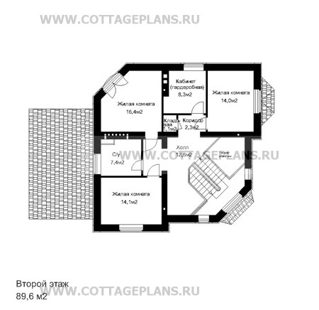 Поэтажные планы проект дома 35-86 общ. площадь 327,23м2