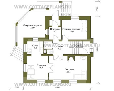 Поэтажные планы проект дома 58-24 общ. площадь 187 м2