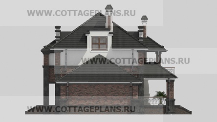 Фасады проект дома 29-68 общ. площадь 245,20 м2