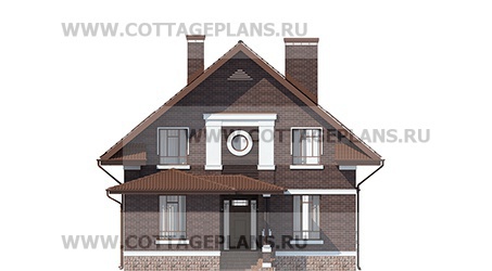 Фасады проект дома 206-23 общ. площадь 208,45 м2