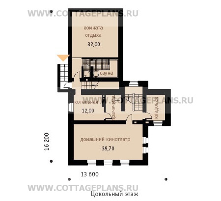 Поэтажные планы проект дома 48-68 общ. площадь 269,5 м2